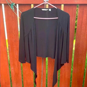 Punt Roma Asymmetrical Black  Shrug Size Large